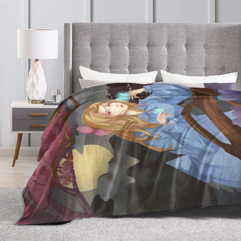 Άνετη και μαλακή φανελένια κουβέρτα καναπέ-κρεβάτι για γραφείο στο σπίτι, κουβέρτα μεσημέρι για ξεκούραση, υψηλής ευκρίνειας τυπωμένη φανελένια κουβέρτα