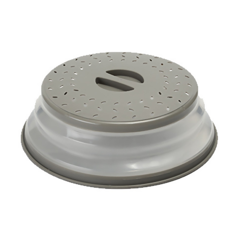 Mikrolaineahju kokkupandav kate, soojenduskate, multifunktsionaalne silikoonist kokkupandav värskena hoidev kate, õli- ja pritsmekindel kate, soojenduskate