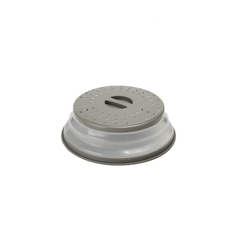 Mikrolaineahju kokkupandav kate, soojenduskate, multifunktsionaalne silikoonist kokkupandav värskena hoidev kate, õli- ja pritsmekindel kate, soojenduskate