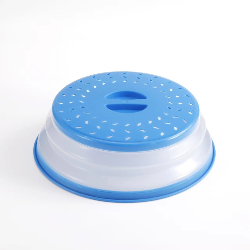 Mikrolaineahju kokkupandav kate, soojenduskate, multifunktsionaalne silikoonist kokkupandav värskena hoidev kate, õli- ja pritsmekindel kate, soojenduskate