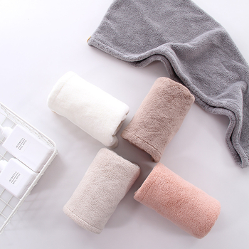 „Tuqiang“ tarpvalstybinio prekybos centro koralų vilnos dušo kepuraitė suaugusiems, mikropluošto sugerianti galvos apdangalas, sustorintas plaukų džiovinimo kepuraitė, didmeninė prekyba