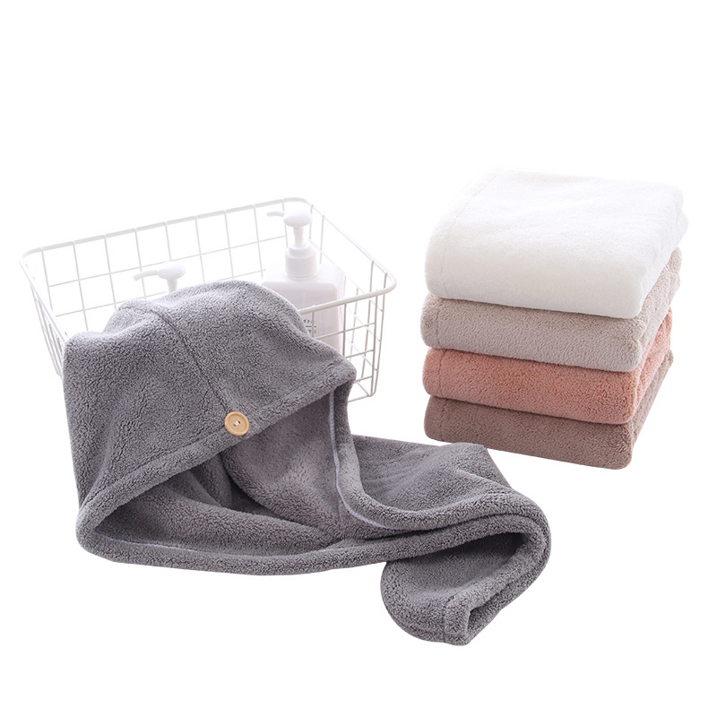 „Tuqiang“ tarpvalstybinio prekybos centro koralų vilnos dušo kepuraitė suaugusiems, mikropluošto sugerianti galvos apdangalas, sustorintas plaukų džiovinimo kepuraitė, didmeninė prekyba