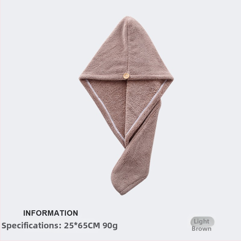 „Tuqiang“ tarpvalstybinio prekybos centro koralų vilnos dušo kepuraitė suaugusiems, mikropluošto sugerianti galvos apdangalas, sustorintas plaukų džiovinimo kepuraitė, didmeninė prekyba