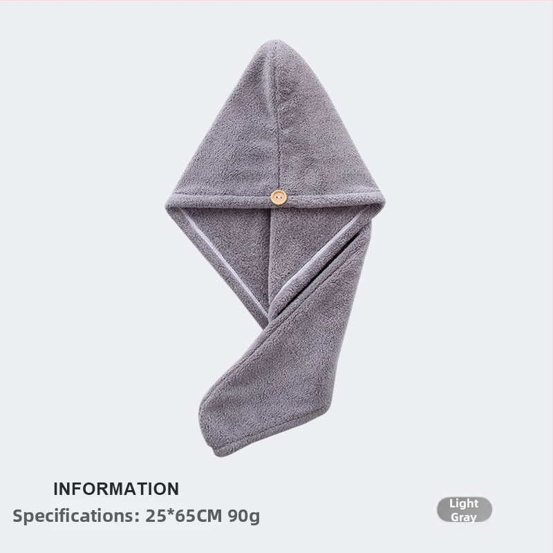 „Tuqiang“ tarpvalstybinio prekybos centro koralų vilnos dušo kepuraitė suaugusiems, mikropluošto sugerianti galvos apdangalas, sustorintas plaukų džiovinimo kepuraitė, didmeninė prekyba