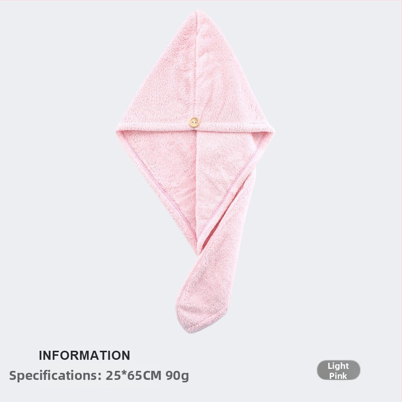 „Tuqiang“ tarpvalstybinio prekybos centro koralų vilnos dušo kepuraitė suaugusiems, mikropluošto sugerianti galvos apdangalas, sustorintas plaukų džiovinimo kepuraitė, didmeninė prekyba