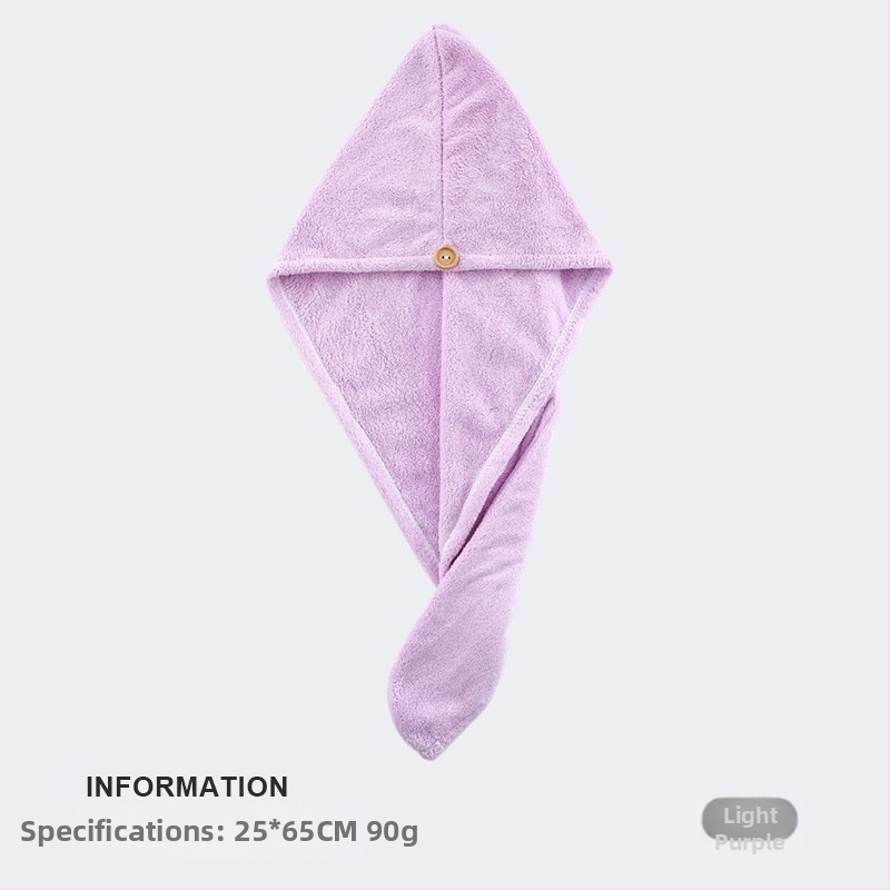 „Tuqiang“ tarpvalstybinio prekybos centro koralų vilnos dušo kepuraitė suaugusiems, mikropluošto sugerianti galvos apdangalas, sustorintas plaukų džiovinimo kepuraitė, didmeninė prekyba