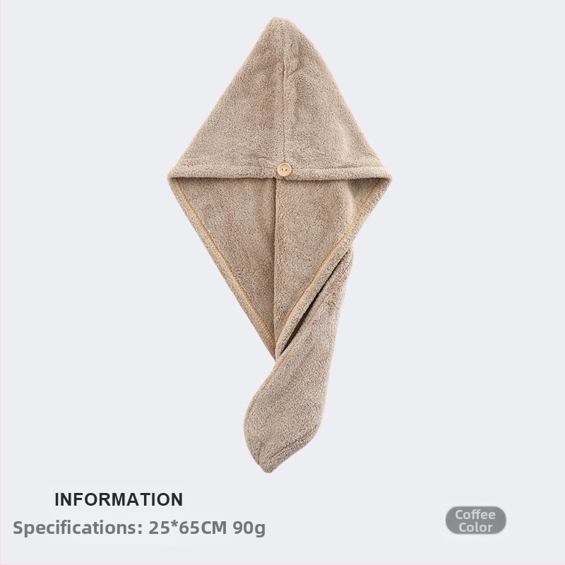 „Tuqiang“ tarpvalstybinio prekybos centro koralų vilnos dušo kepuraitė suaugusiems, mikropluošto sugerianti galvos apdangalas, sustorintas plaukų džiovinimo kepuraitė, didmeninė prekyba