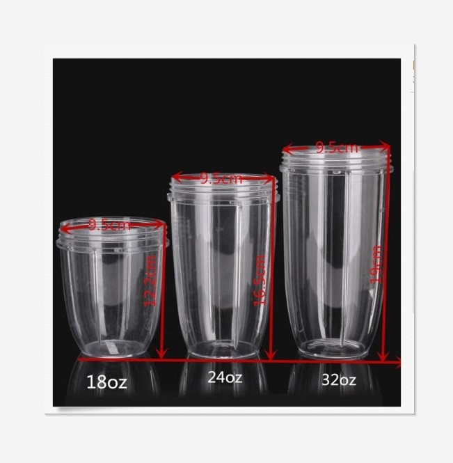 Pogodno za dodatke Nutri Juicer velika šalica srednja šalica mala šalica 946 ml 714 ml šalica 473 ml