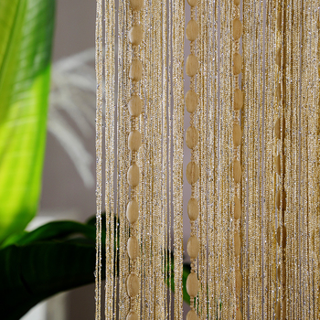 Tarpvalstybinis karšto pardavimo sidabrinis užuolaidų žibintas užuolaidų siūlai užuolaidų durų užuolaidos 1 * 2m marlės užuolaidos kutais užuolaidos pertvaros užuolaidų parduotuvė dekoratyvinė užuolaida