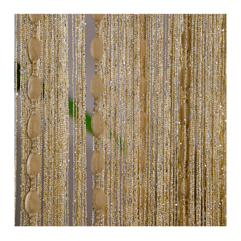 Tarpvalstybinis karšto pardavimo sidabrinis užuolaidų žibintas užuolaidų siūlai užuolaidų durų užuolaidos 1 * 2m marlės užuolaidos kutais užuolaidos pertvaros užuolaidų parduotuvė dekoratyvinė užuolaida