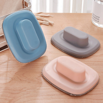 Buitinis langų tinklelio šepetys sausam ir šlapiam dvigubos paskirties dezinfekavimo valymui, dulkių šalinimui, nešiojamas rankinis langų tinklelio šepetys stiklo lango artefakto valymui