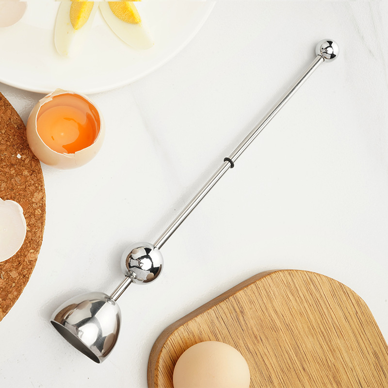 Kiaušinių lukštų atidarytuvas, lipnus ryžių kiaušinių perforatorius, artefaktas, 304 nerūdijančio plieno kiaušinių atidarytuvas, anties kiaušinių perforatorius, prancūziškas matavimo rutulys