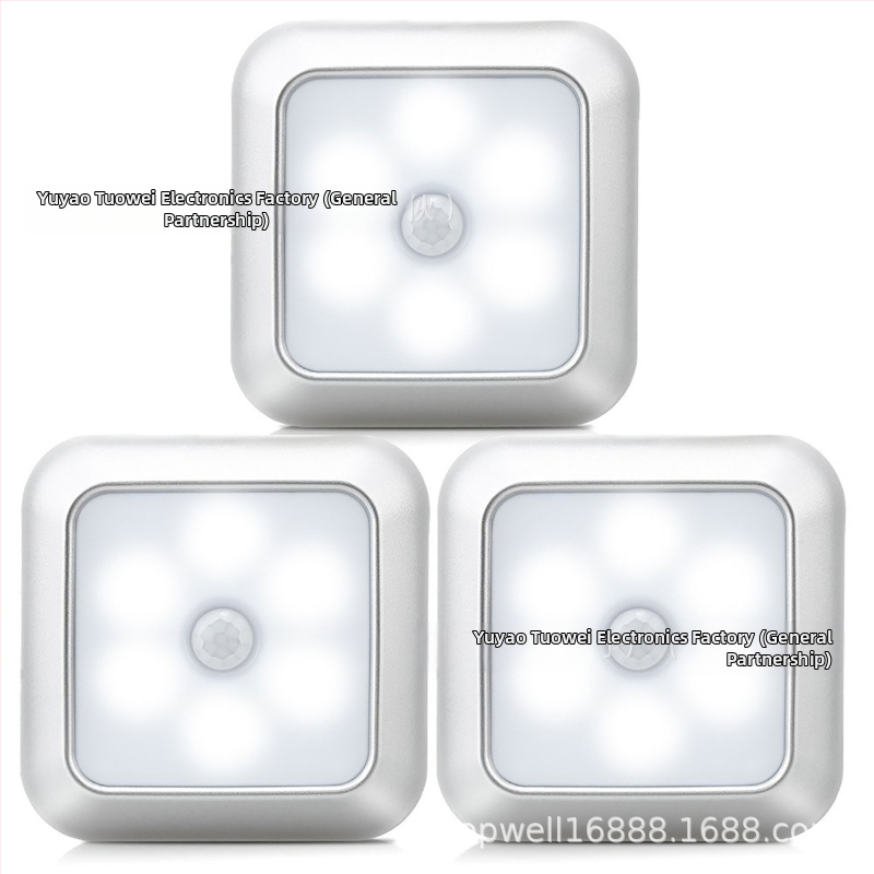 Kreatív szabadalmaztatott éjszakai fény mágneses infravörös emberi test indukciós fény új furcsa lépcsőfolyosó biztonsági intelligens indukciós fény