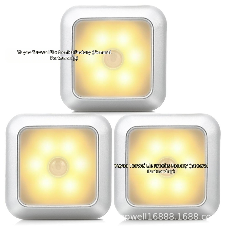 Kreatív szabadalmaztatott éjszakai fény mágneses infravörös emberi test indukciós fény új furcsa lépcsőfolyosó biztonsági intelligens indukciós fény