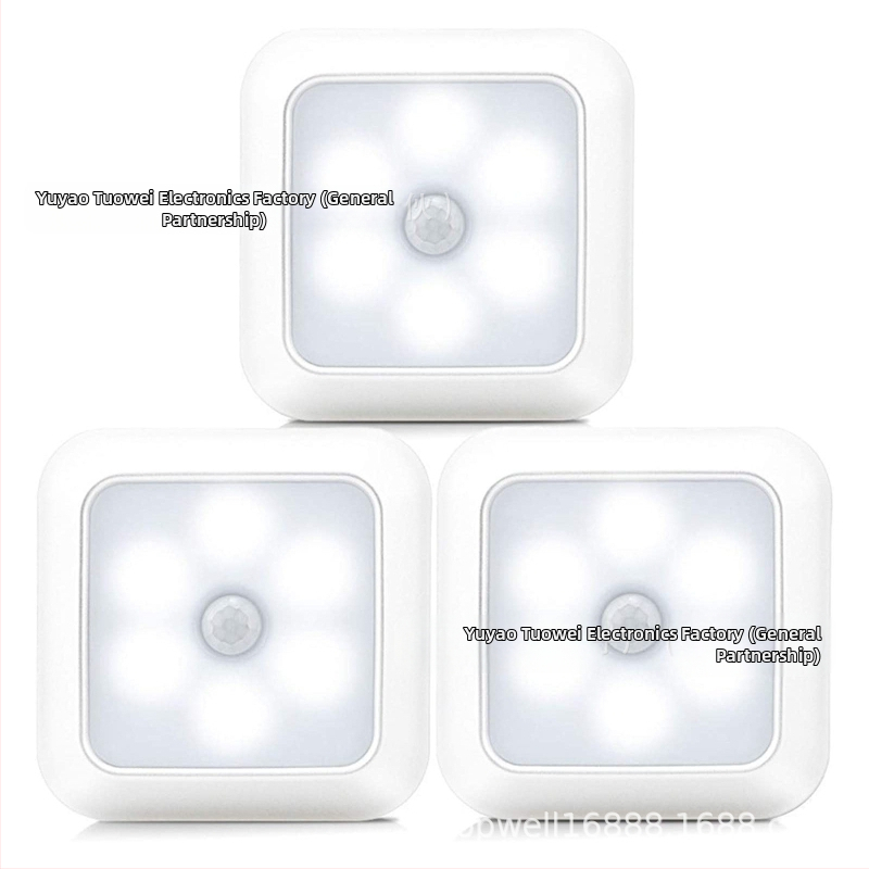 Kreatív szabadalmaztatott éjszakai fény mágneses infravörös emberi test indukciós fény új furcsa lépcsőfolyosó biztonsági intelligens indukciós fény