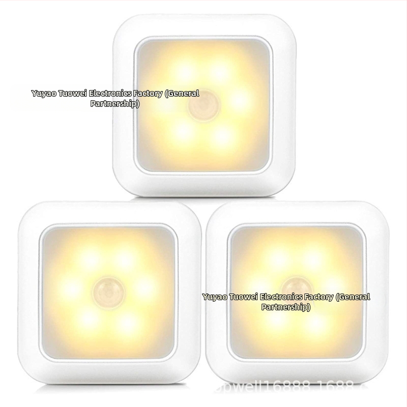 Kreatív szabadalmaztatott éjszakai fény mágneses infravörös emberi test indukciós fény új furcsa lépcsőfolyosó biztonsági intelligens indukciós fény