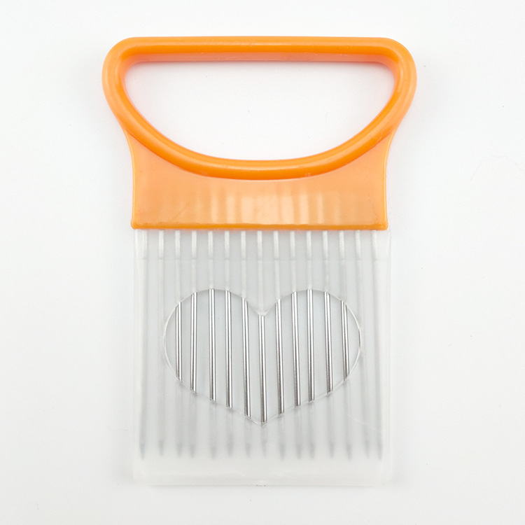 Nerūdijančio plieno svogūnų spyglių pjaustymo svogūnų žiedai Artefaktinis svogūnų mėsa Švelnus pušies spyglių šakutė Vaisių ir daržovių rankinis pjaustytuvas