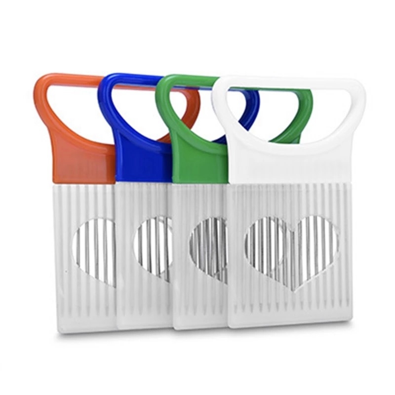 Nerūdijančio plieno svogūnų spyglių pjaustymo svogūnų žiedai Artefaktinis svogūnų mėsa Švelnus pušies spyglių šakutė Vaisių ir daržovių rankinis pjaustytuvas