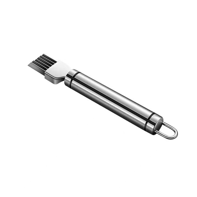 Nerūsējošā tērauda sīpolu griezējs Daudzfunkcionāls sīpolu griezēja nazis Sīpolu ēvele Ķiploku asni Griešanas virtuves sīkrīki