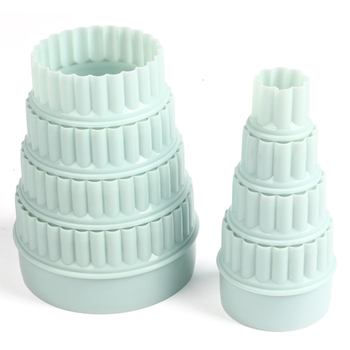 PP plastikinė aštuonių dalių sausainių forma kiaušinio pyrago odos putėsių žiedas ananasų pyrago skintų gėlių kepimo sausainių forma kepimui