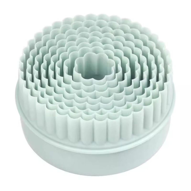 PP plastikinė aštuonių dalių sausainių forma kiaušinio pyrago odos putėsių žiedas ananasų pyrago skintų gėlių kepimo sausainių forma kepimui