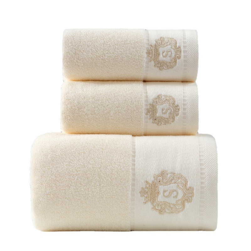 Grynos medvilnės rankšluosčių dovanų dėžutė, rankų darbo dovanų rankšluostis, vonios rankšluostis, trijų dalių dovanų dėžutė, Sindziango medvilninis rankšluostis, vonios rankšluosčių dovanų dėžutė