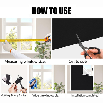 Tarpvalstybinė užsienio prekyba „Amazon“ – „pasidaryk pats“ – visiškai užtemdančios Oksfordo audinio užuolaidos su lipnia juosta nuo saulės, montuojamos lipnia juosta.