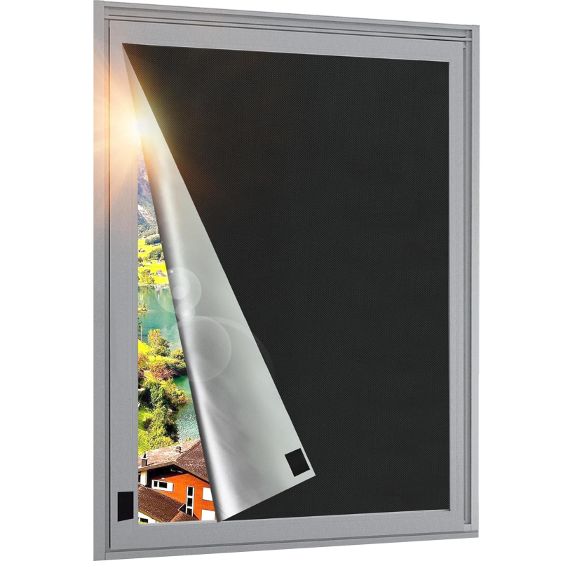 Tarpvalstybinė užsienio prekyba „Amazon“ – „pasidaryk pats“ – visiškai užtemdančios Oksfordo audinio užuolaidos su lipnia juosta nuo saulės, montuojamos lipnia juosta.