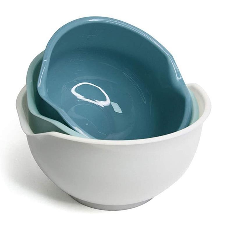 Tootja laos kolmeosaline pp plastmassist salatikauss segamiskauss majapidamises kasutatav mitmeotstarbeline puu- ja köögiviljakauss kommisnäkk