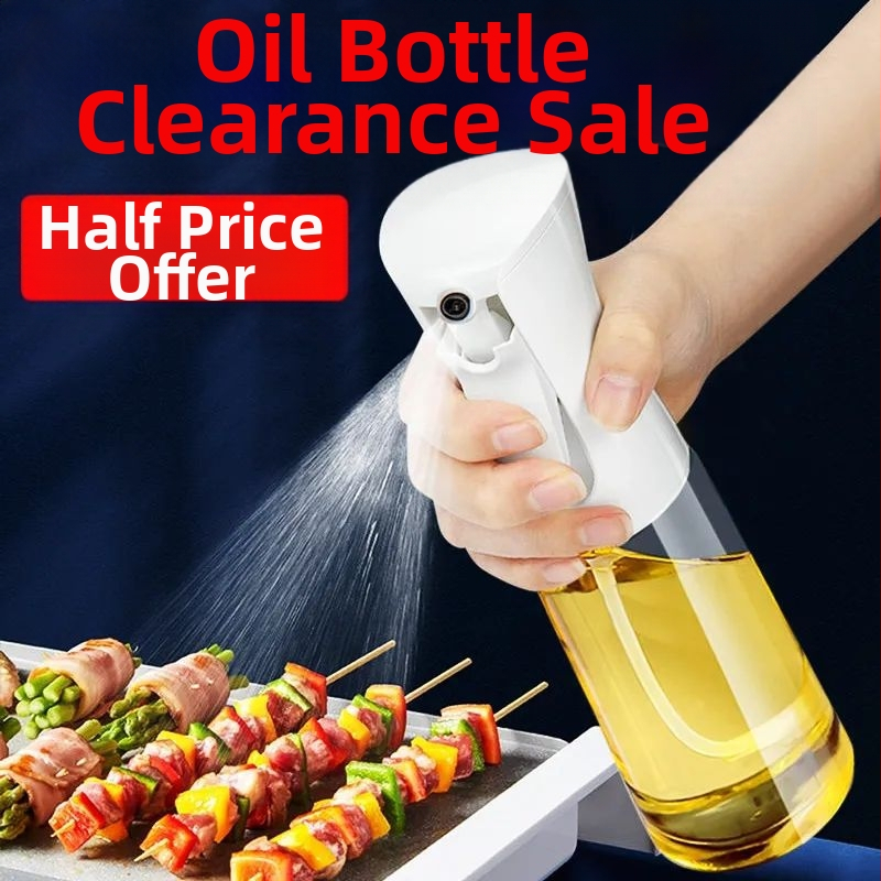 Oro keptuvės aliejaus purkštuvas Buitinis kepimo aliejaus purškimo butelis Virtuvės aliejaus kontrolės rūko purškimo butelis Aukšto slėgio nuolatinio purškimo butelis
