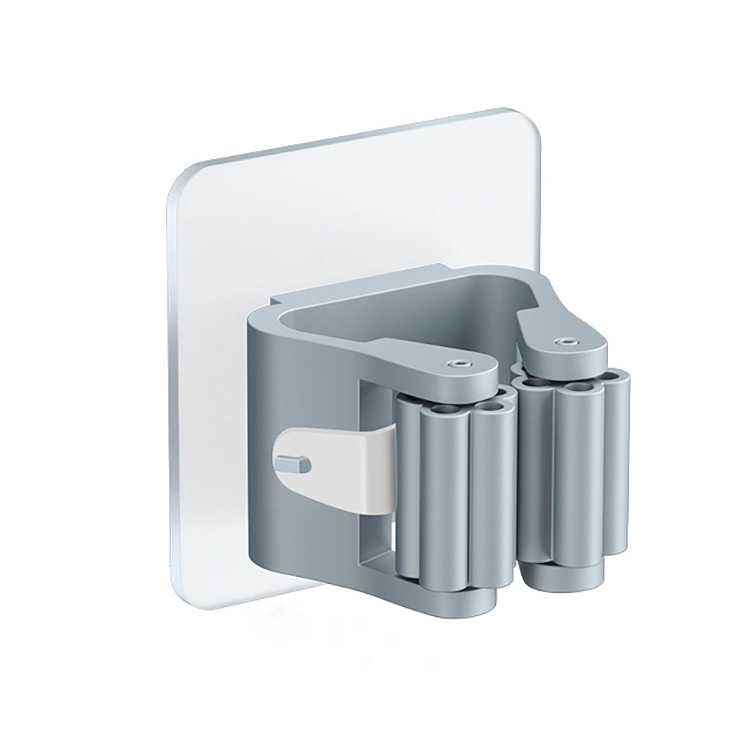 Naujas tvirtas, vientisas, neperforuotas, praktiškas šluosčių stovas namams, virtuvės ir vonios kambario kabliukas, nepakenks sieninių šluosčių spaustukų gamintojams