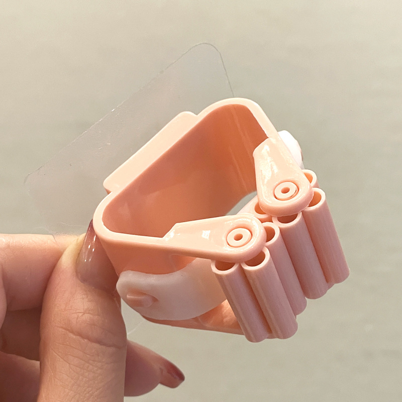 Naujas tvirtas, vientisas, neperforuotas, praktiškas šluosčių stovas namams, virtuvės ir vonios kambario kabliukas, nepakenks sieninių šluosčių spaustukų gamintojams