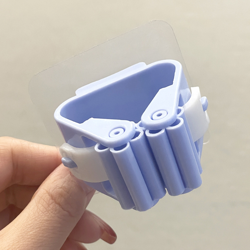 Naujas tvirtas, vientisas, neperforuotas, praktiškas šluosčių stovas namams, virtuvės ir vonios kambario kabliukas, nepakenks sieninių šluosčių spaustukų gamintojams