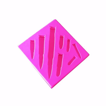 Novi silikonski kalup za metke CF Game Eat Chicken Boys Girls Cake Decorating Coke Coke Clay Cause