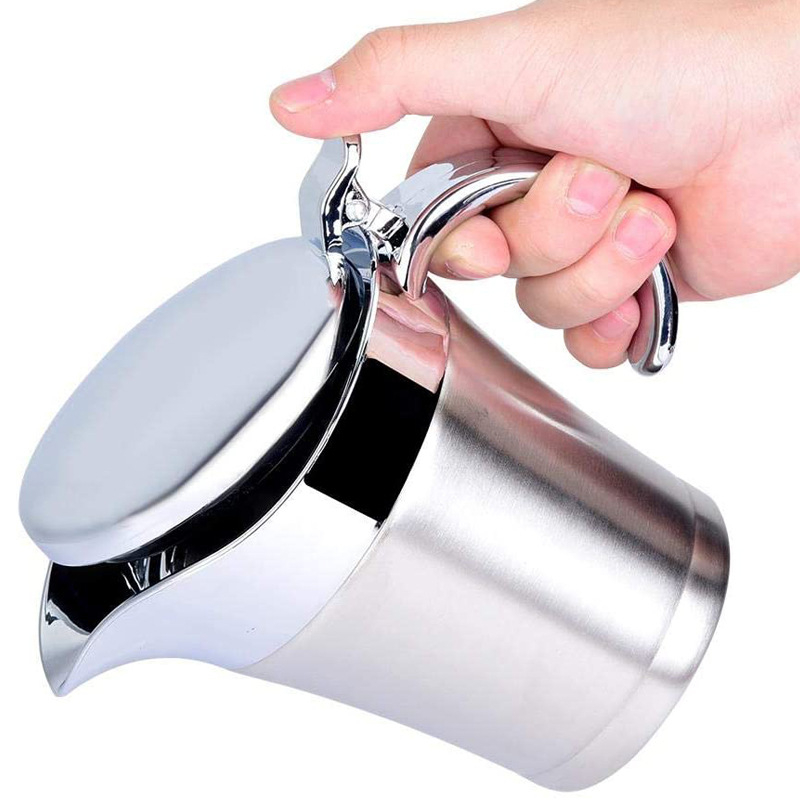 Nerūdijančio plieno uogienės puodas 304 dvisluoksnis padažo puodas izoliuotas kepsnio padažo puodelis uogienės puodas padažo puodas prieskonių puodas