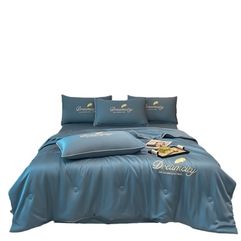 Pestud Tencel kliimaseadmega tekk suvine õhuke suvine jahe tekk neljaosaline kodune üheinimesevoodi jääsiidist jahe suvine tekk hulgimüük