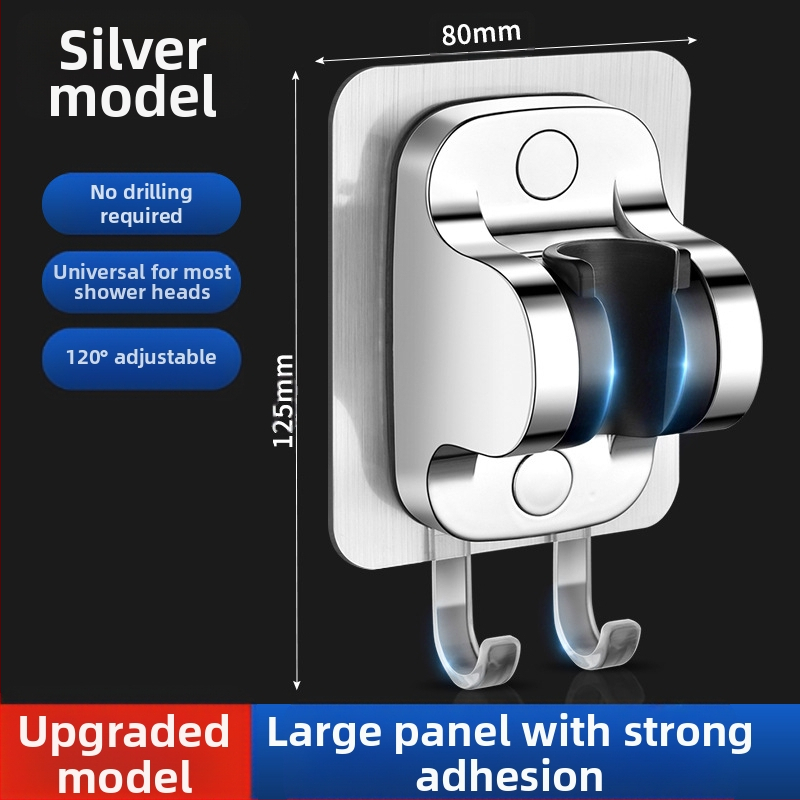 Löögivaba dušiklamber vihmakindla riputuspea lisatarvikutega reguleeritav vannitoa dušipea alus lillekuivatamine fikseeritud artefakt