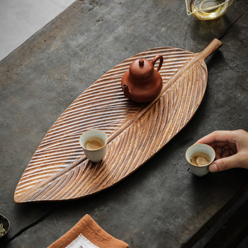 Pietų Amerikos riešutmedžio riešuto sausas burbulinis padėklas, naujas kiniško stiliaus venų arbatos padėklas, medinis padėklas su sausu burbuliniu stalu, tvirta mediena