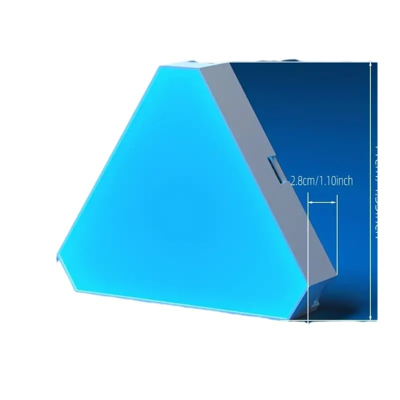 Piiriülene Bluetooth wifi kolmnurkne ühendav valgus elektriline võistlusatmosfääri valgus seinalamp dekoratiivne siseruumides öövalgusti