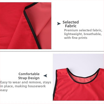 Trąšų liemenės prijuostė, atspari vandeniui ir aliejui, moteriški, trumpi, lengvi darbo drabužiai virtuvei, atsparūs purvui