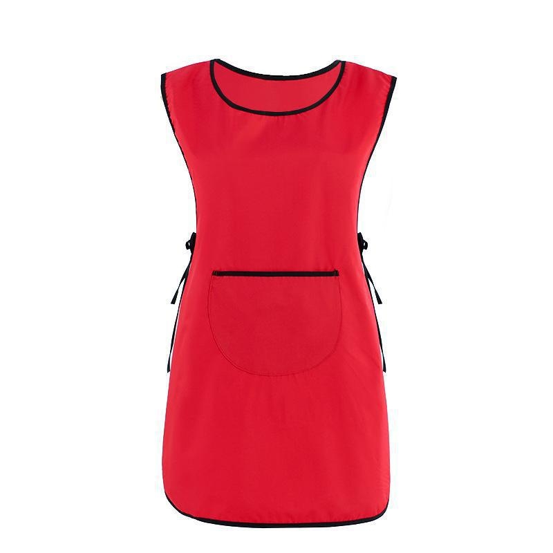 Trąšų liemenės prijuostė, atspari vandeniui ir aliejui, moteriški, trumpi, lengvi darbo drabužiai virtuvei, atsparūs purvui