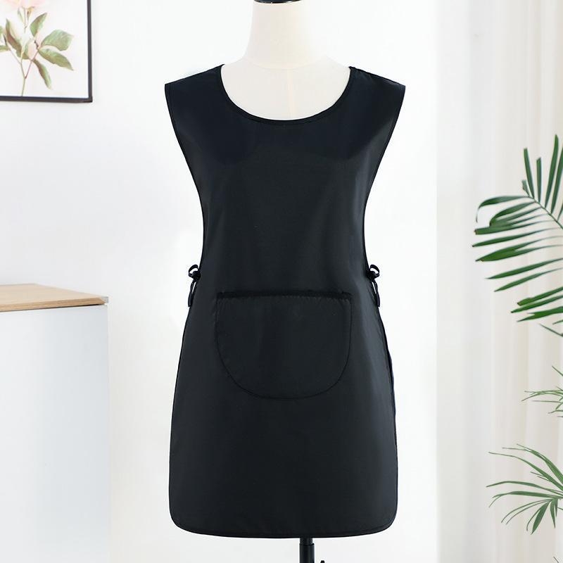 Trąšų liemenės prijuostė, atspari vandeniui ir aliejui, moteriški, trumpi, lengvi darbo drabužiai virtuvei, atsparūs purvui