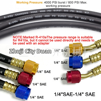 Fluoruoto šaltnešio vamzdelis oro kondicionieriui sniego freono aukšto slėgio R410a sprogimui atsparaus užpildymo vamzdelis buitinių automobilių oro kondicionierių priežiūra
