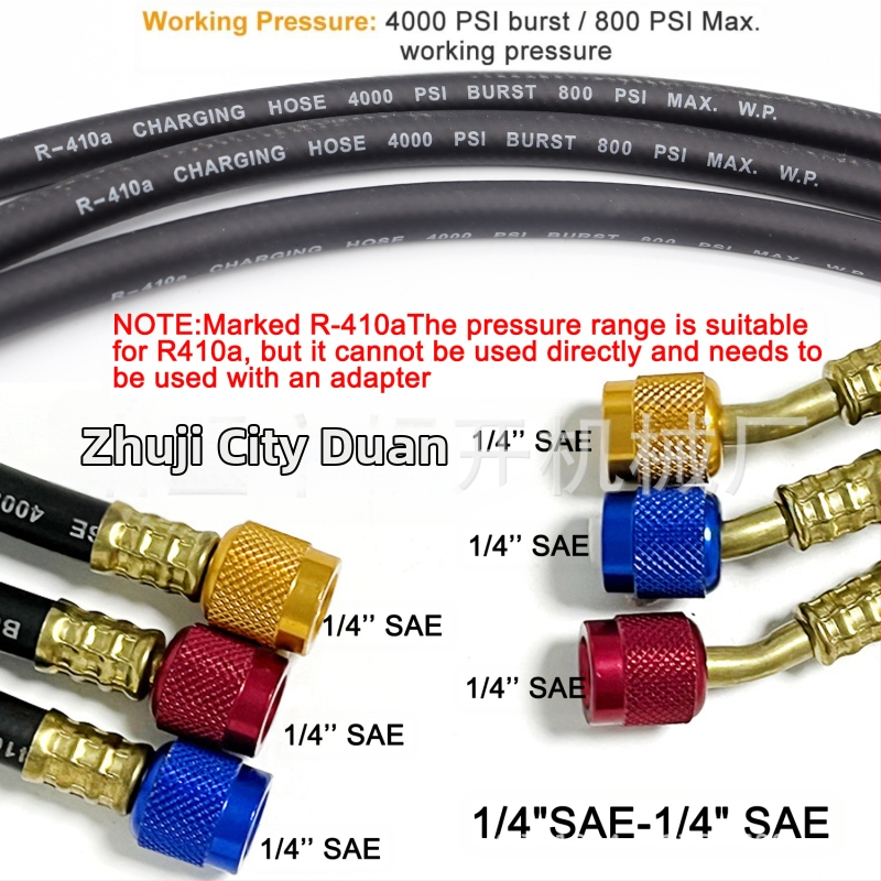 Fluoruoto šaltnešio vamzdelis oro kondicionieriui sniego freono aukšto slėgio R410a sprogimui atsparaus užpildymo vamzdelis buitinių automobilių oro kondicionierių priežiūra