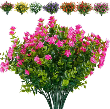 Väliskaubandus Amazoni simuleeritud kameelia kunstlill õues võltslill kodukaunistamine UV-vastane plastist roheline põõsas