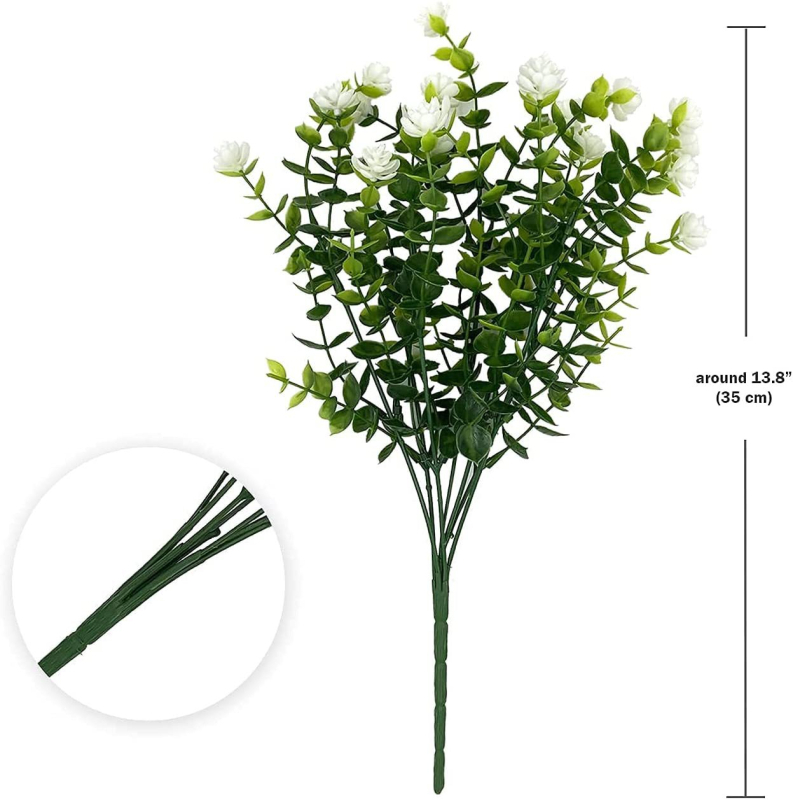 Väliskaubandus Amazoni simuleeritud kameelia kunstlill õues võltslill kodukaunistamine UV-vastane plastist roheline põõsas