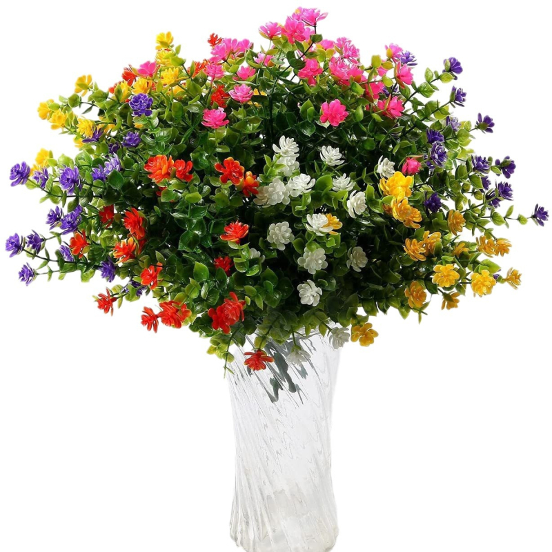 Väliskaubandus Amazoni simuleeritud kameelia kunstlill õues võltslill kodukaunistamine UV-vastane plastist roheline põõsas