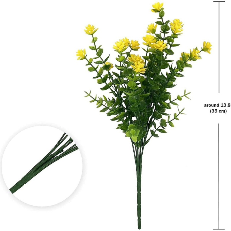 Väliskaubandus Amazoni simuleeritud kameelia kunstlill õues võltslill kodukaunistamine UV-vastane plastist roheline põõsas