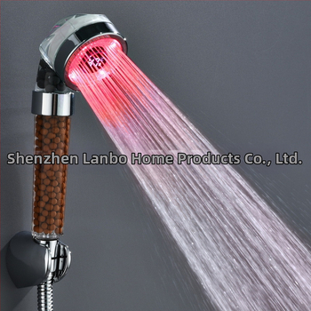 LED-digitaalnäidikuga negatiivsete ioonidega dušipea digitaalnäidik helendava värviga muutuva duši temperatuuri näidikuga dušiotsik 8008-S23