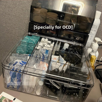 Μίας χρήσης κουτί αποθήκευσης ουσίας καλλυντικό δειγμάτων αποθήκευσης ράφι γραφείου προϊόντα περιποίησης δέρματος κουτί φινιρίσματος κραγιόν ακρυλικό διαφανές